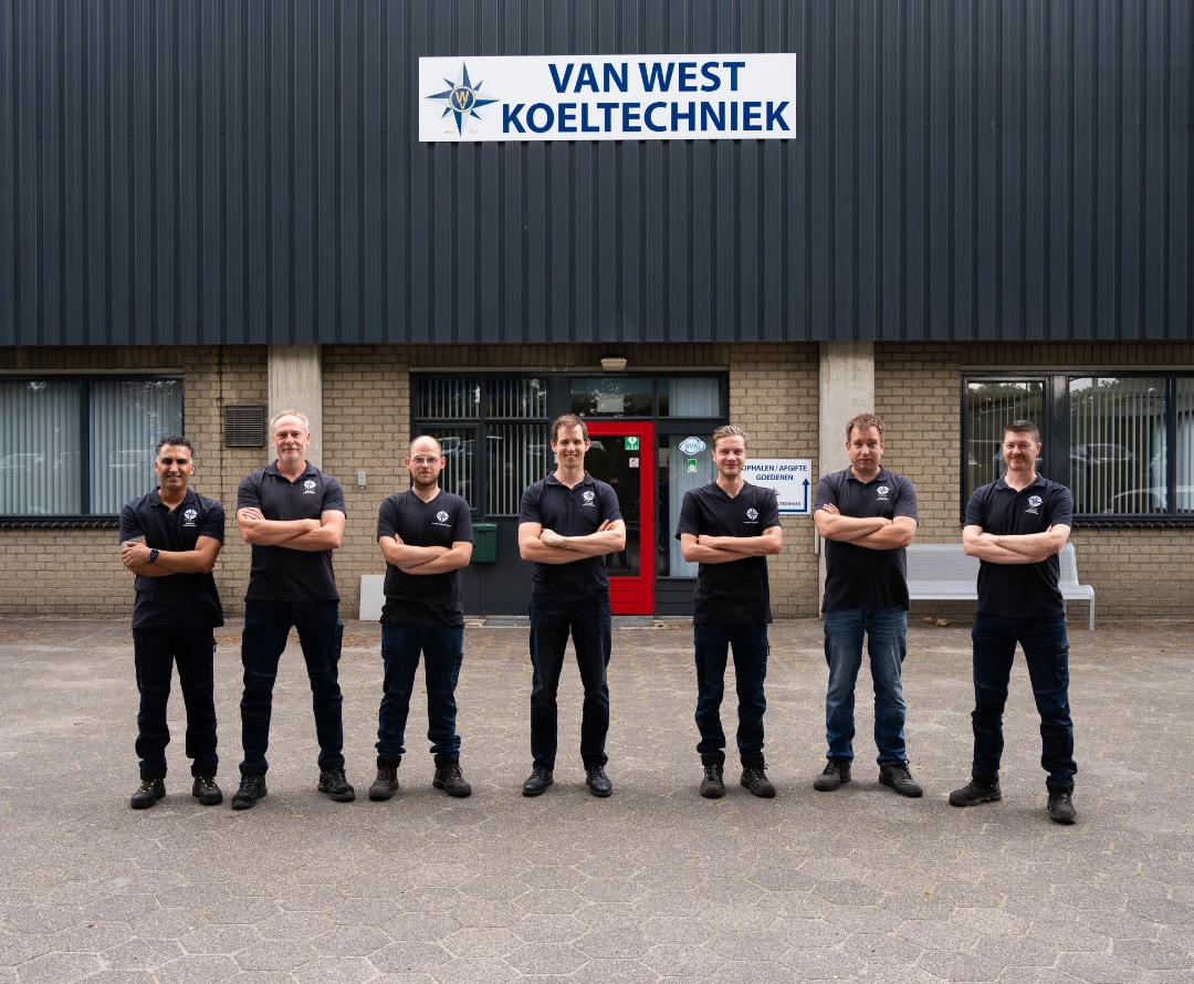 Van West Koeltechniek nieuwe teamfoto